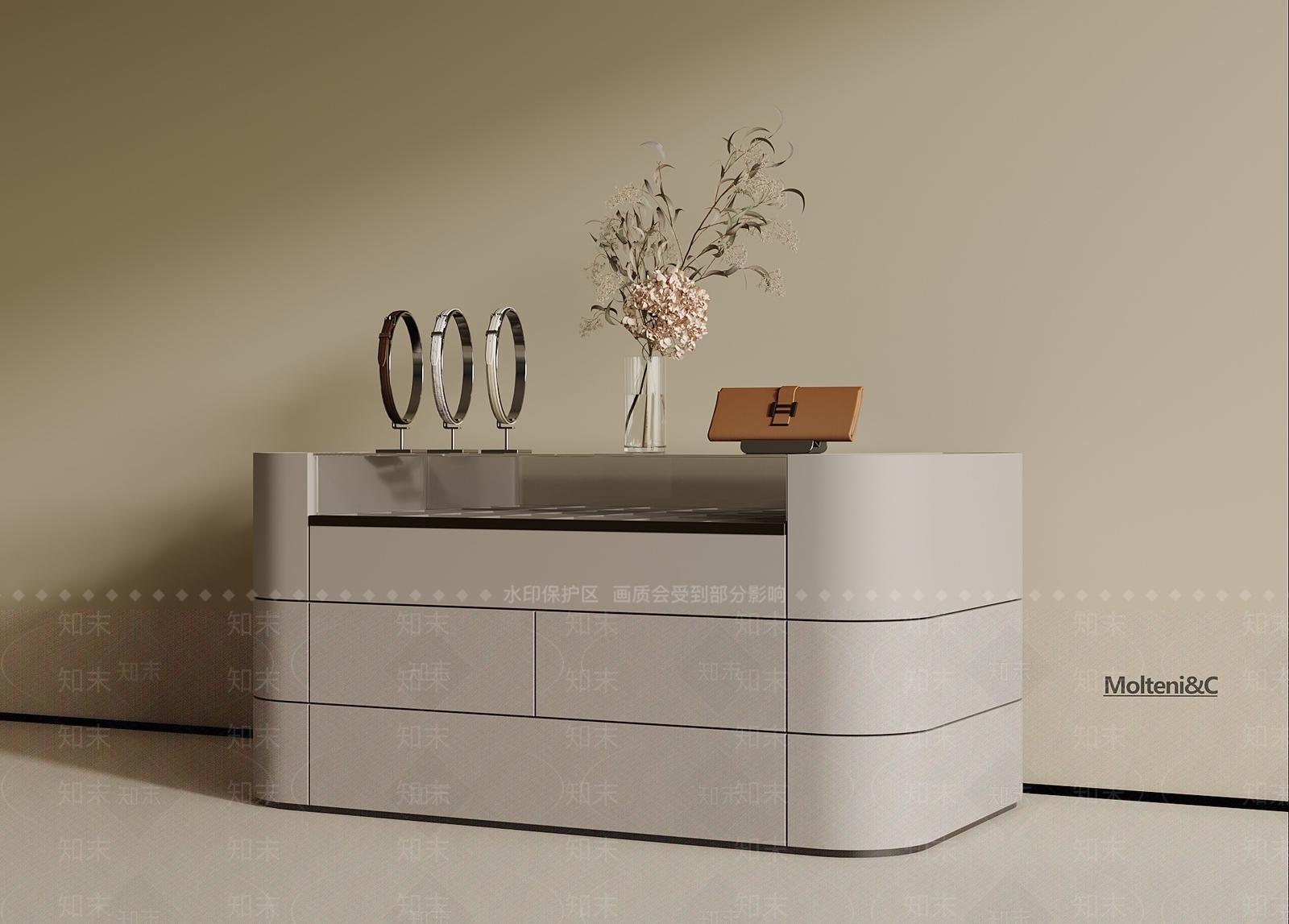 现代首饰柜3D模型下载【ID:1190736686】