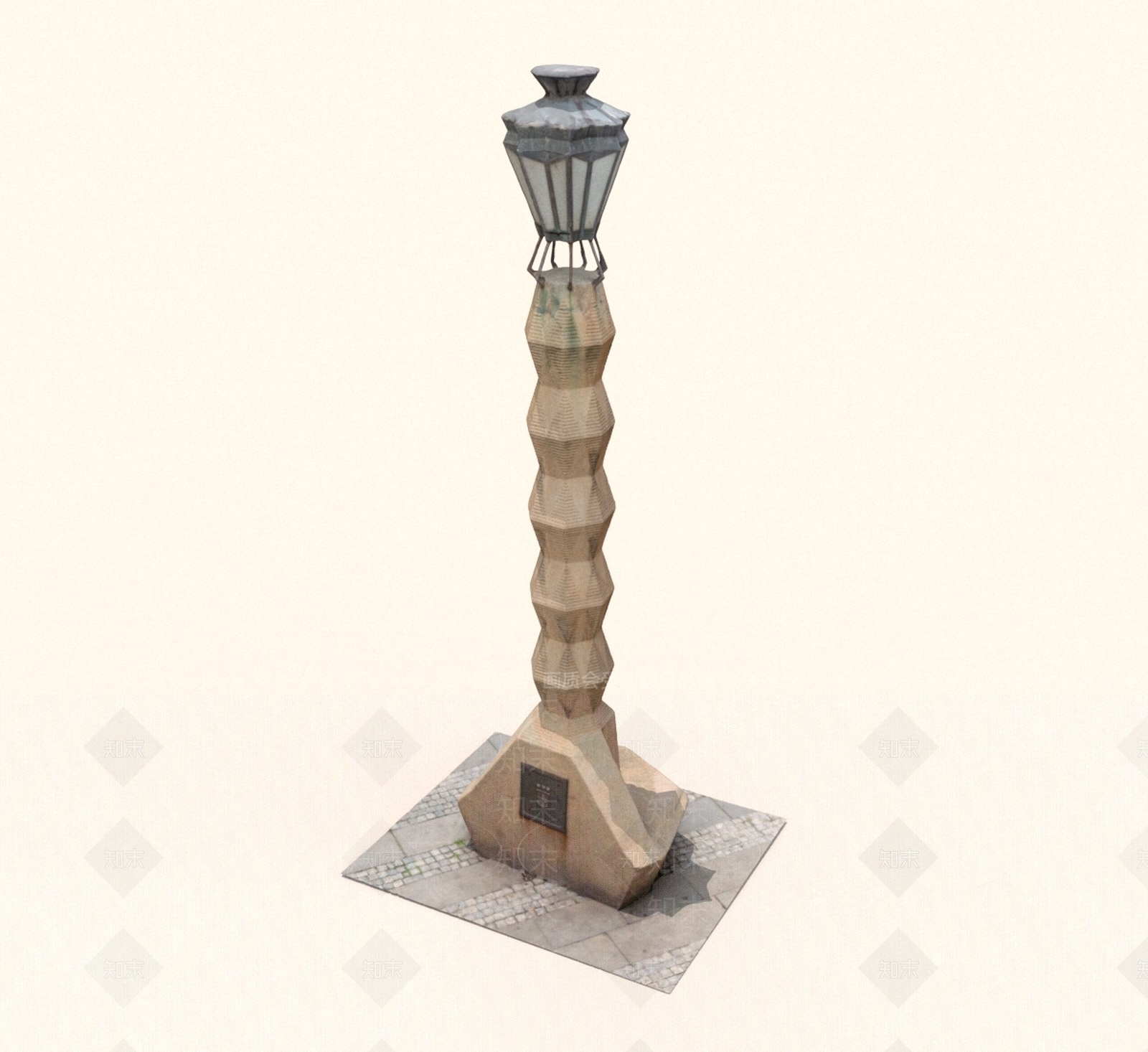 现代艺术风格建筑3D模型下载【ID:1190736927】