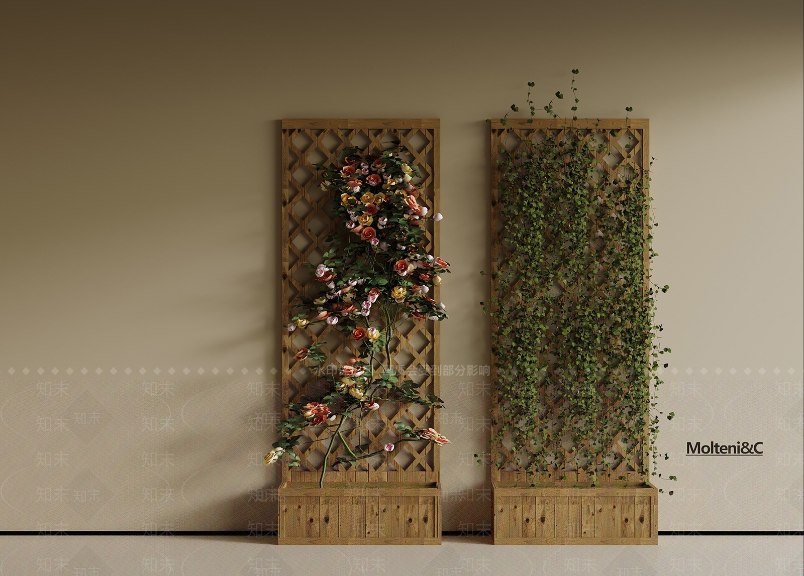 绿植墙3D模型下载【ID:1190737157】