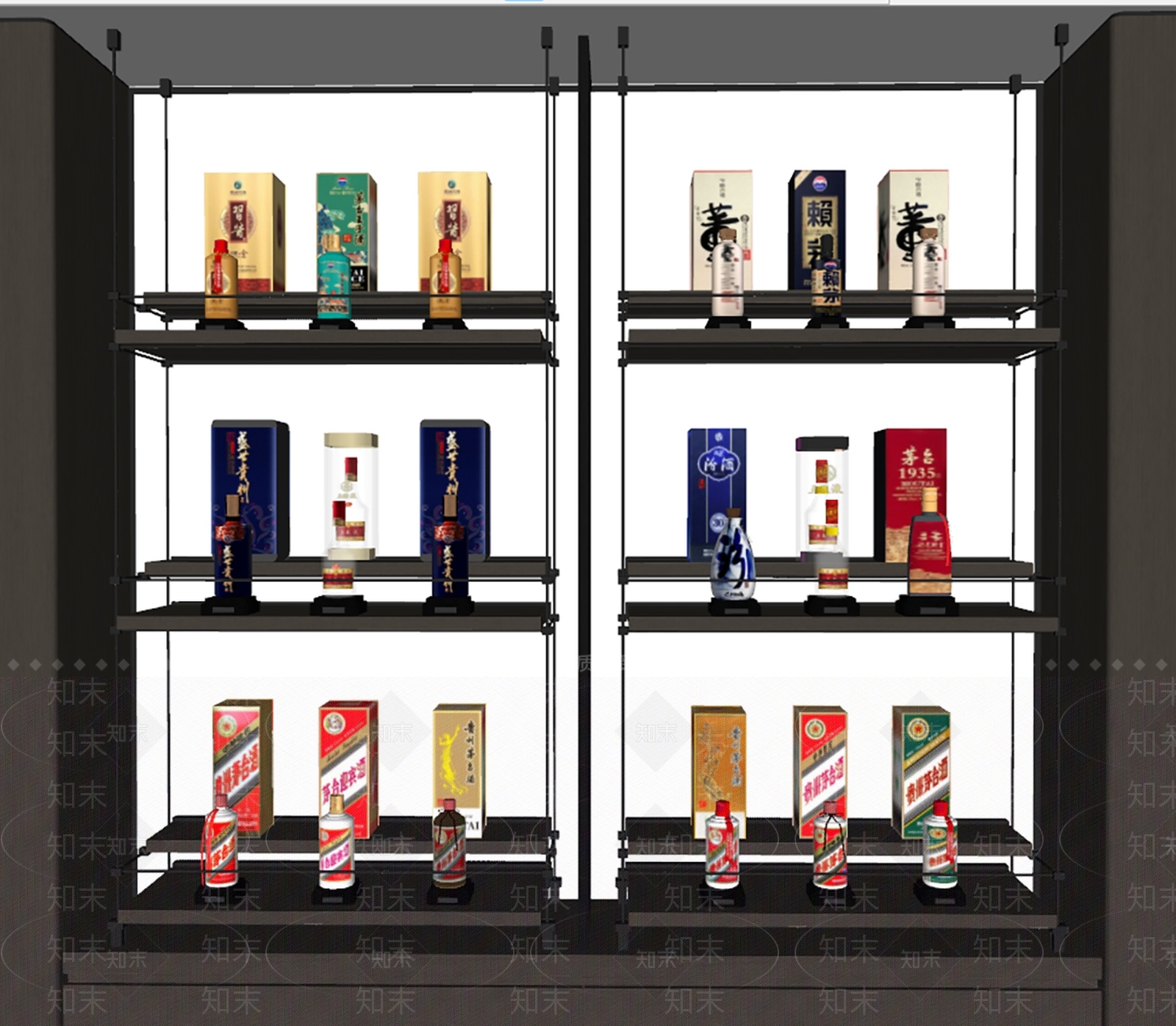 酒具SU模型下载【ID:1190740612】