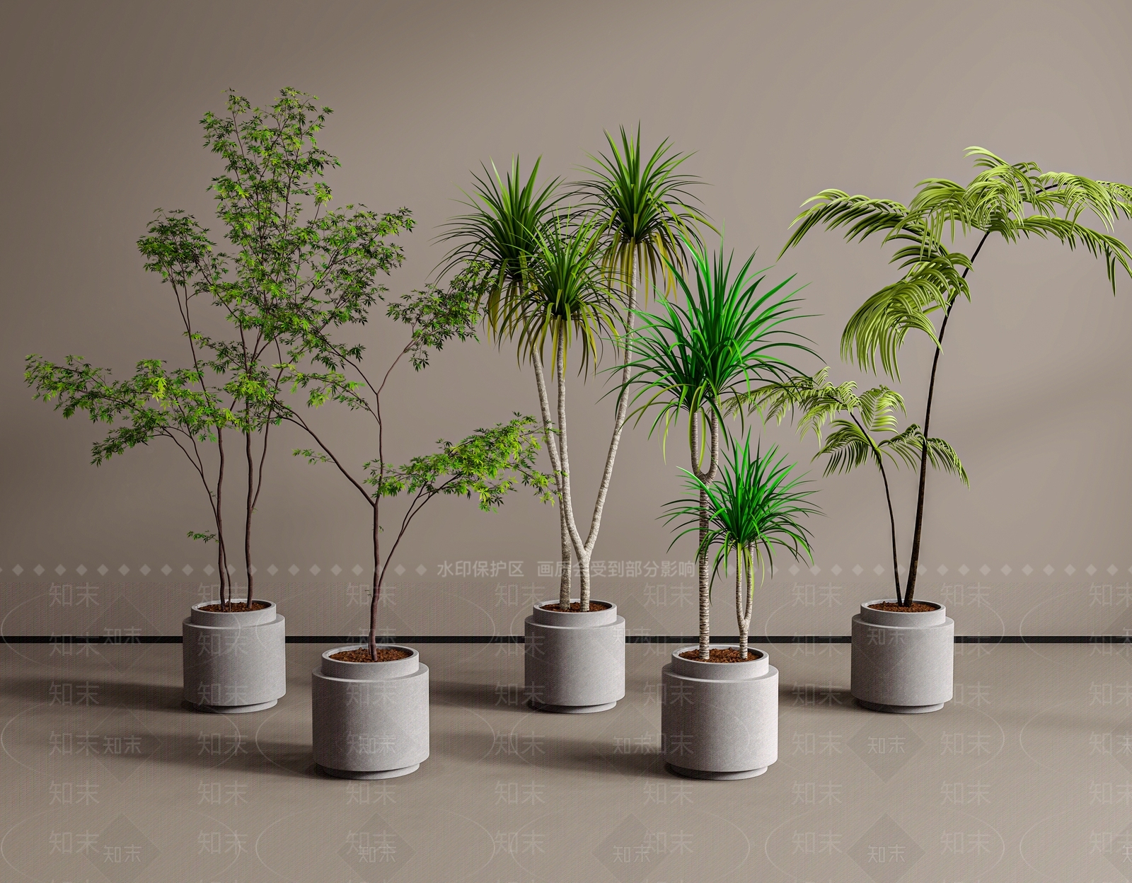 盆栽3D模型下载【ID:1190741960】