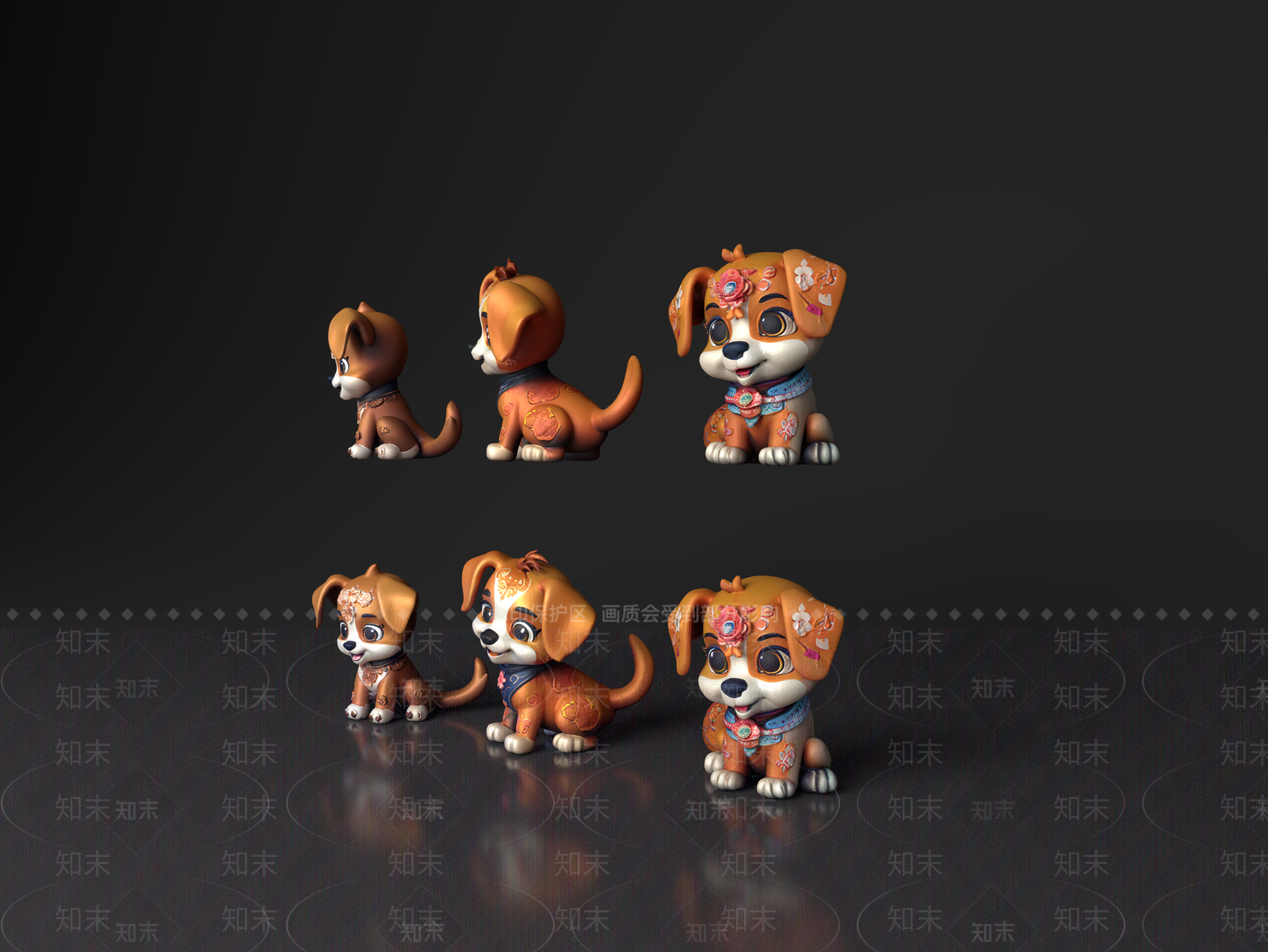 狗3D模型下载【ID:1190749762】