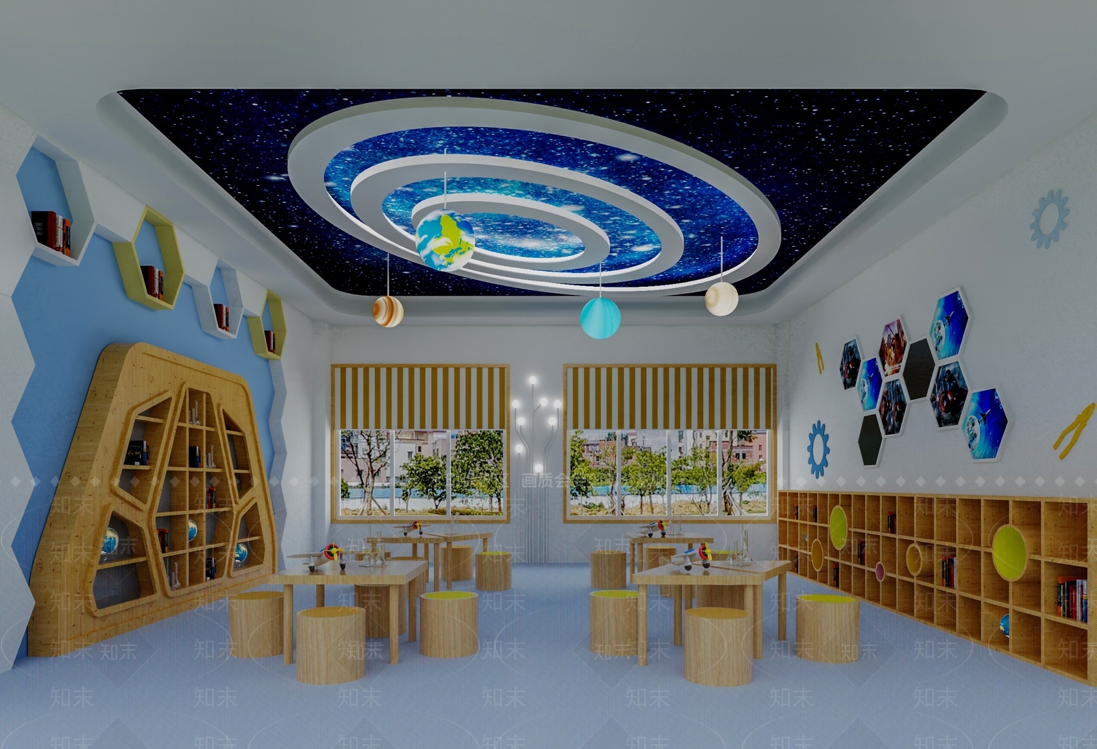 现代幼儿园3D模型下载【ID:1190751179】