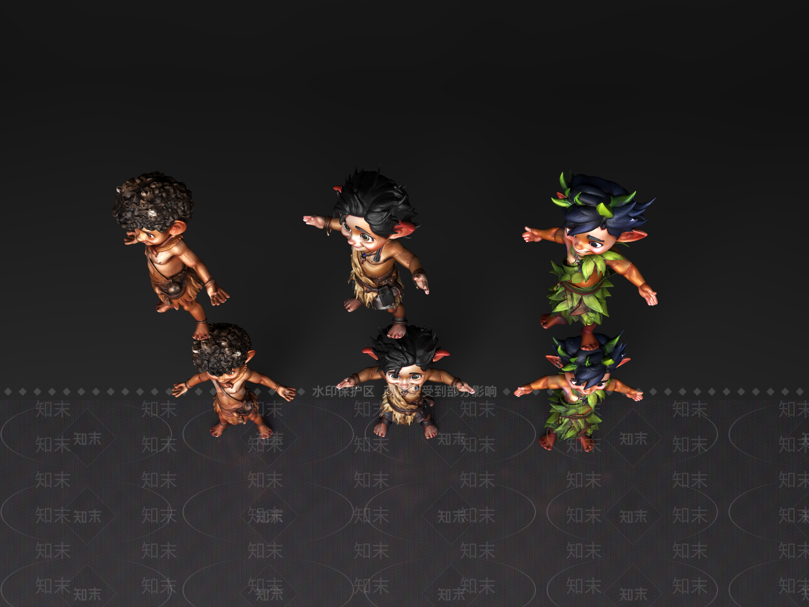 儿童3D模型下载【ID:1190752035】