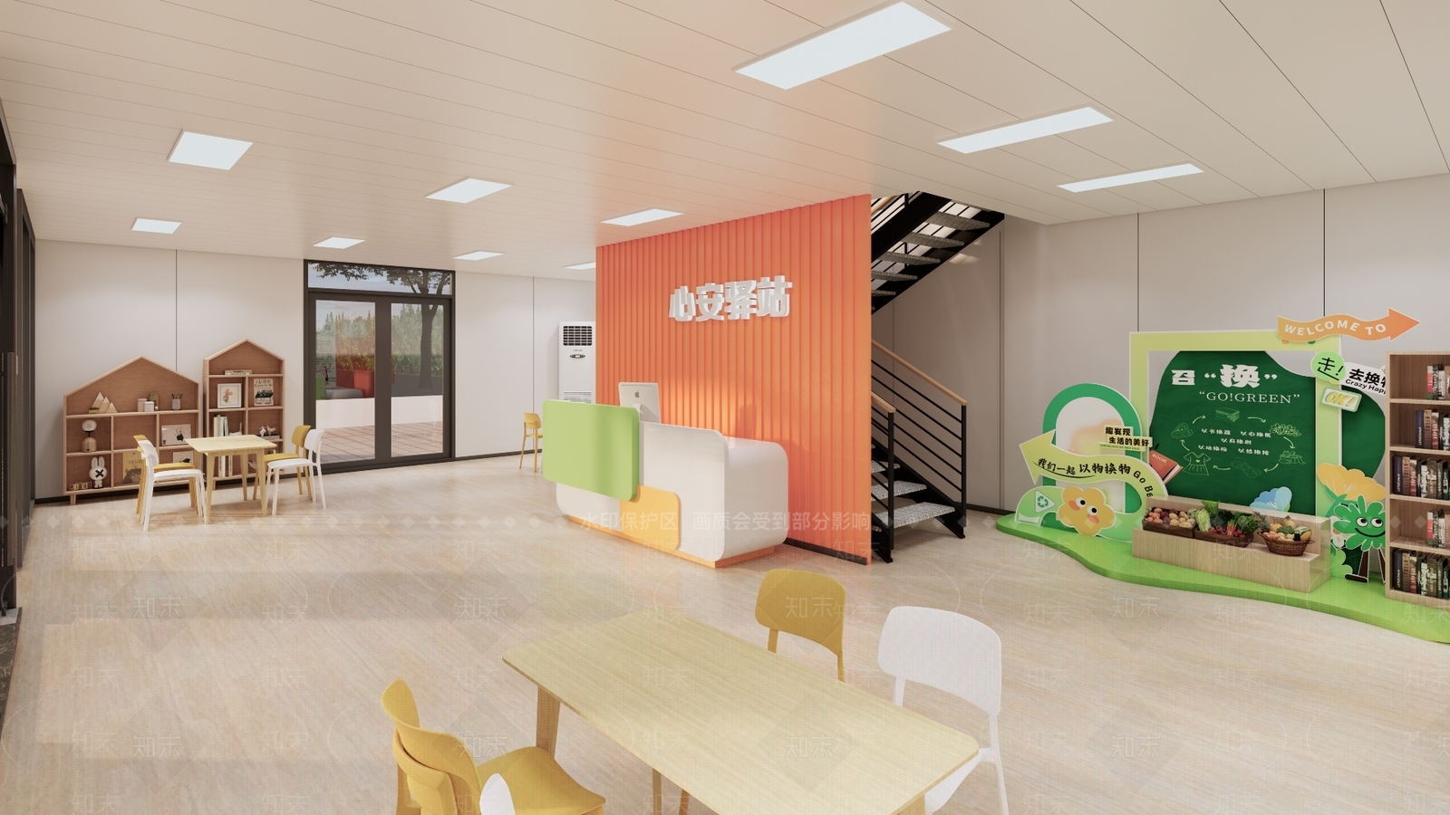 现代简约其他公共空间SU模型下载【ID:1190752416】