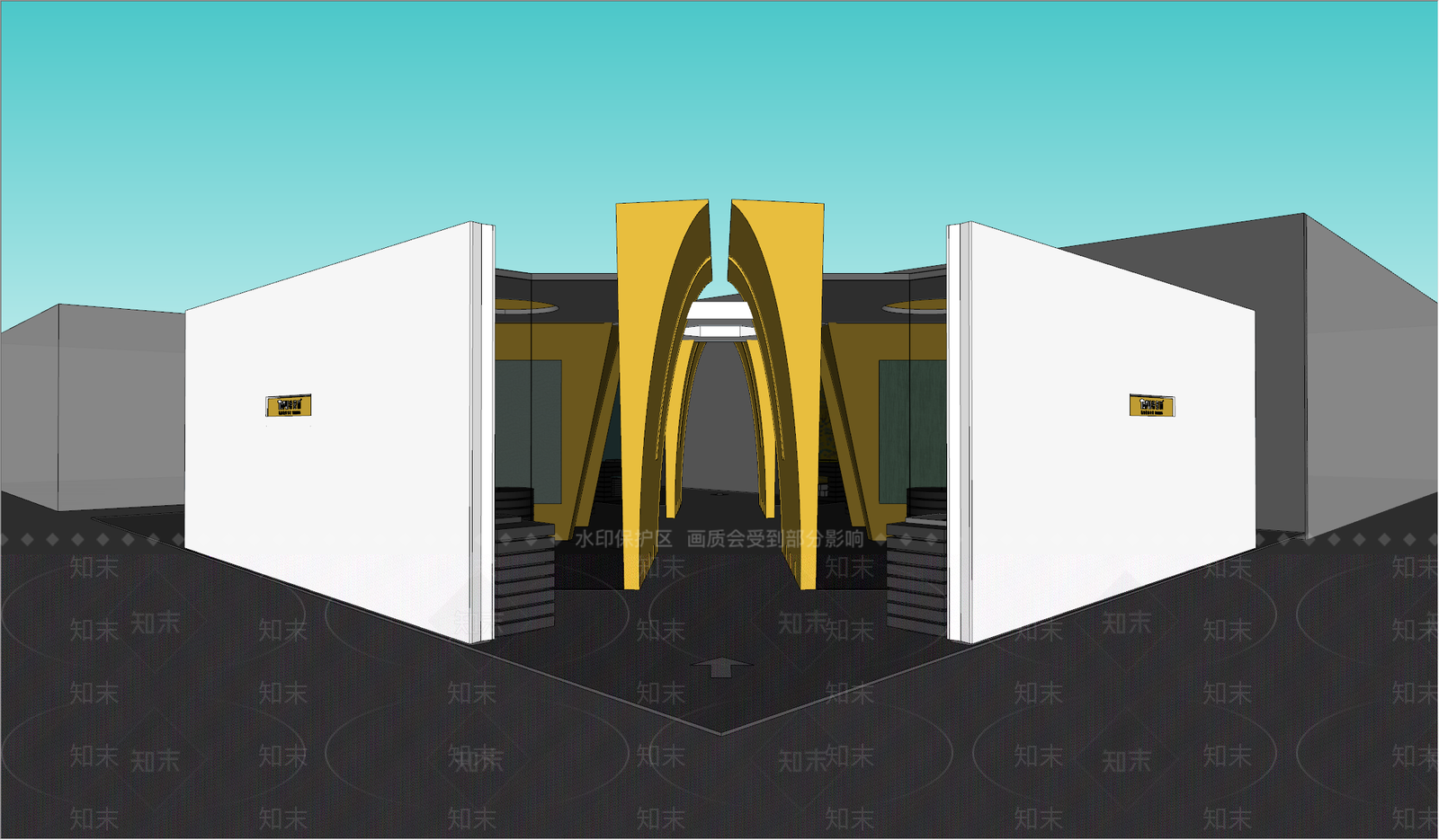 现代简约其他文化空间SU模型下载【ID:1190754269】