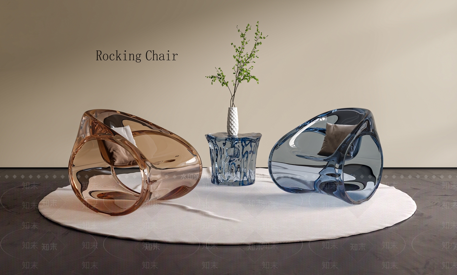 现代休闲椅3D模型下载【ID:1190759169】