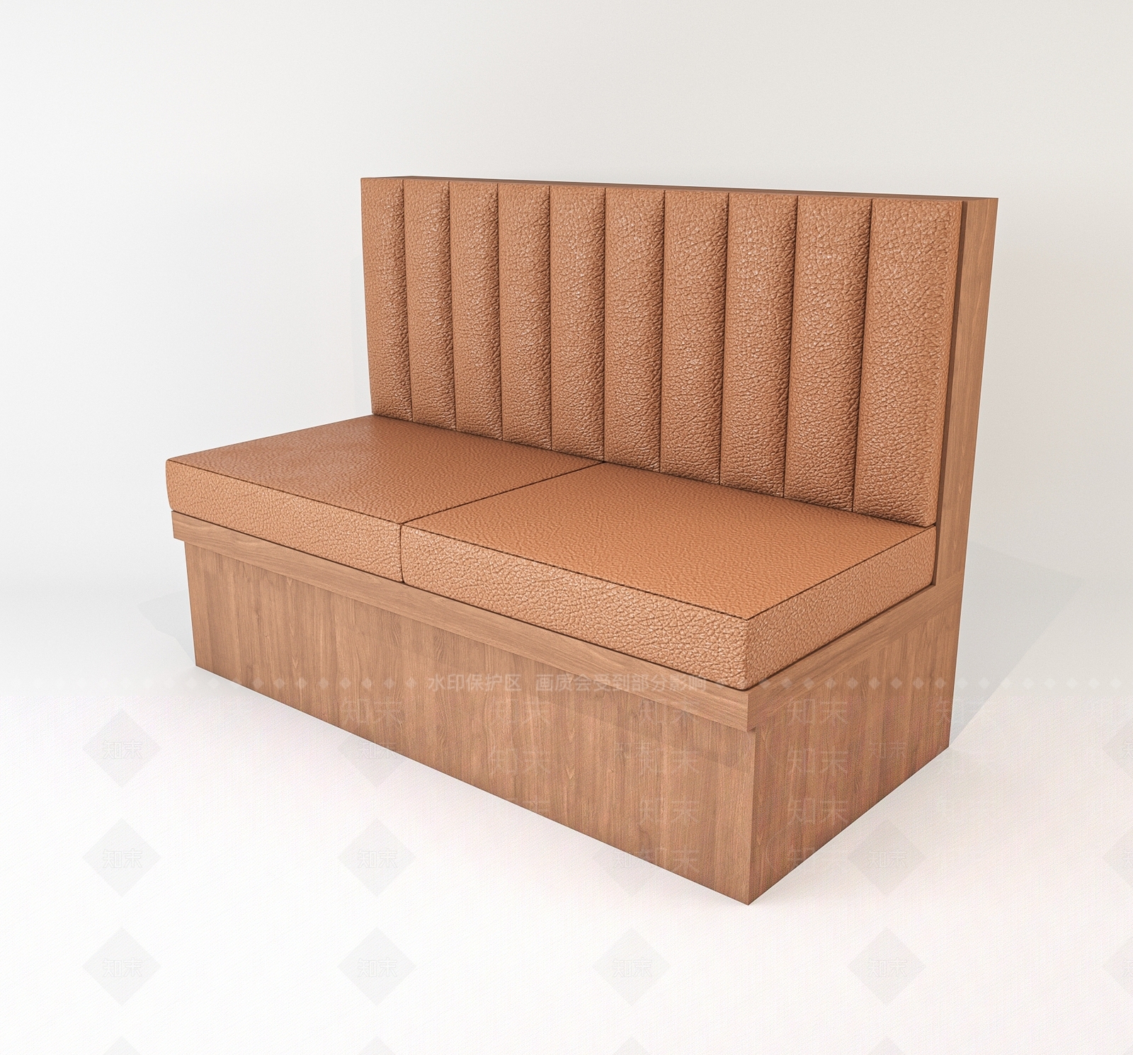 现代简约卡座沙发3D模型下载【ID:1190761871】