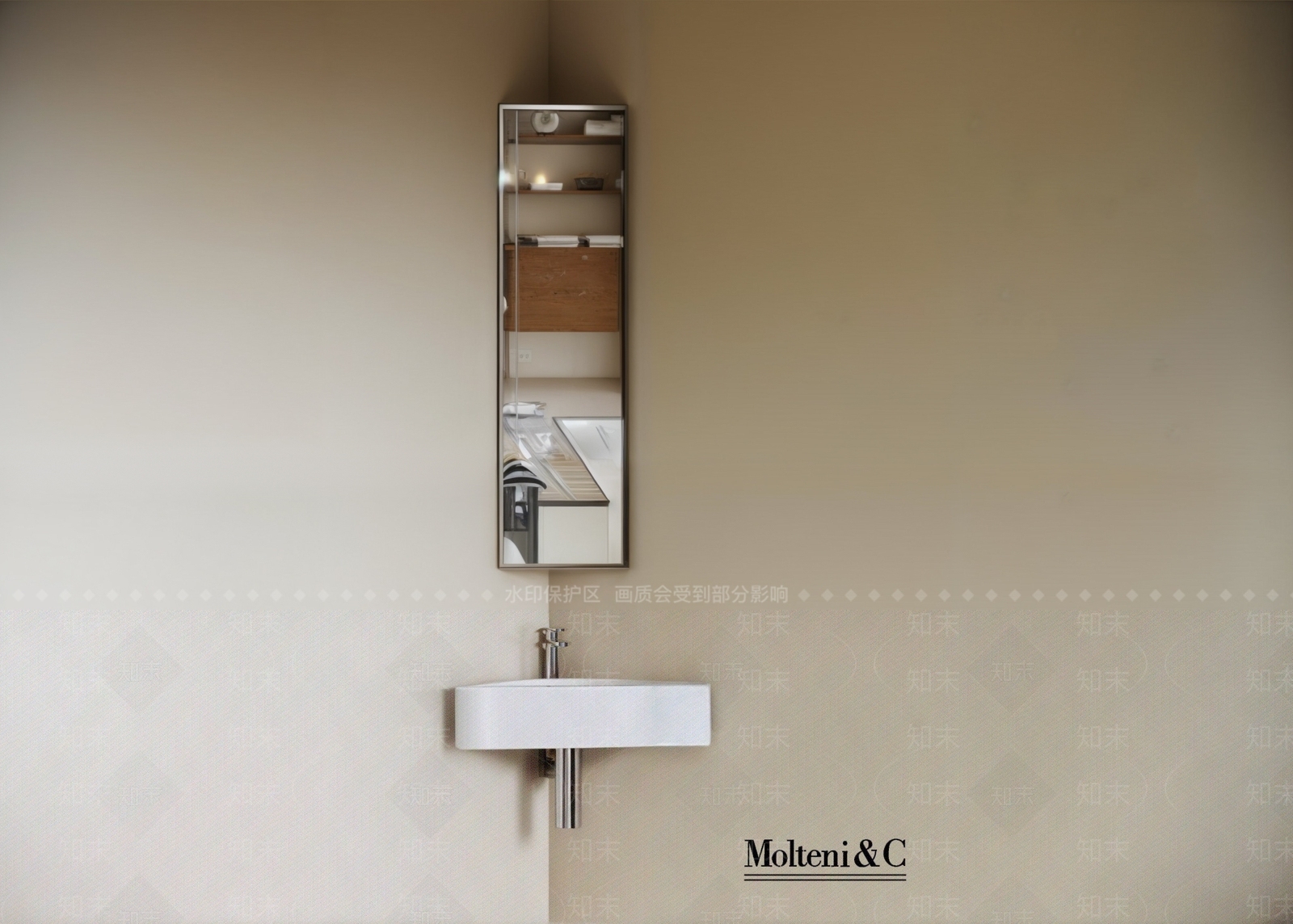 洗手台SU模型下载【ID:1190765754】