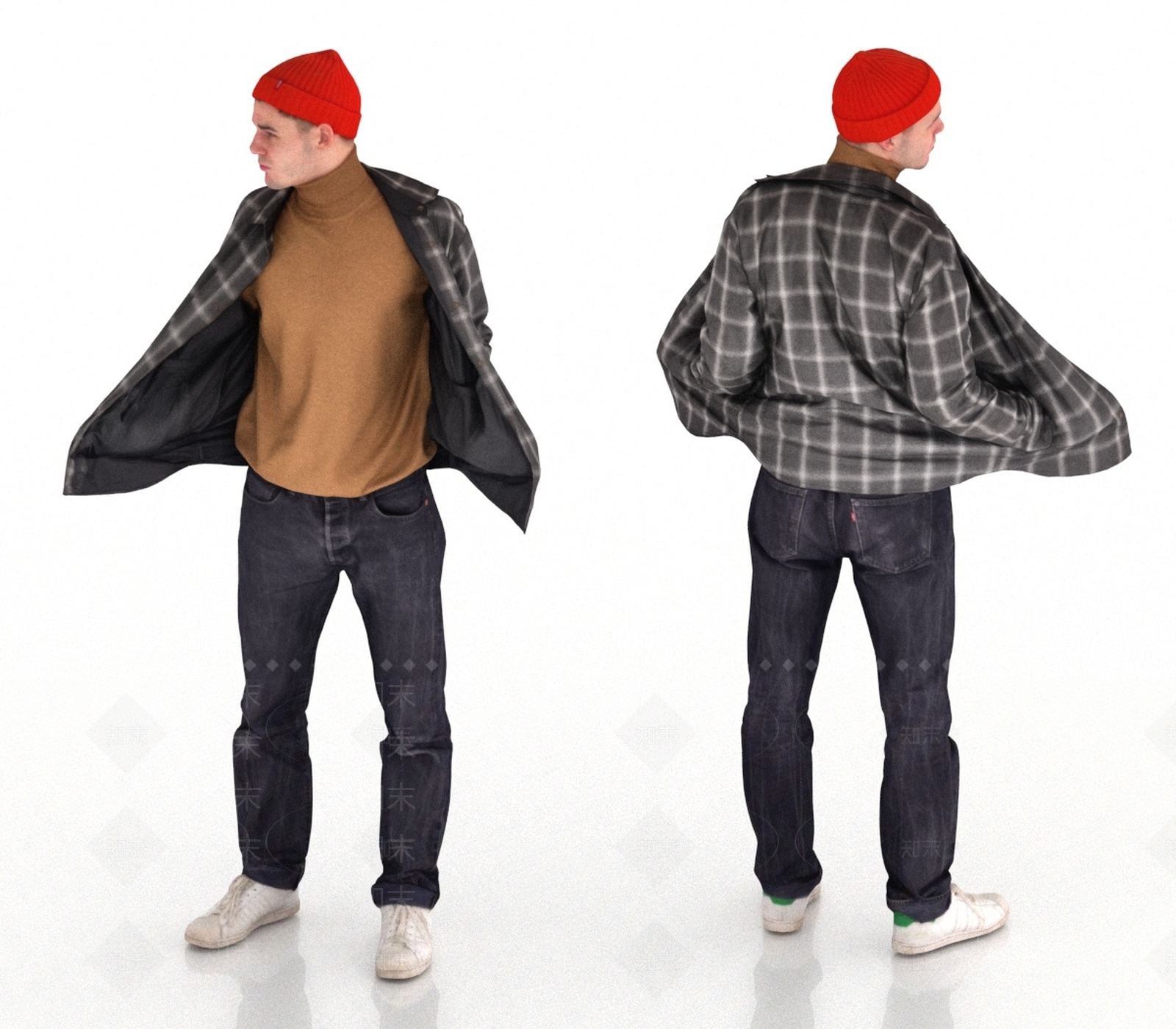 男人3D模型下载【ID:1190766062】