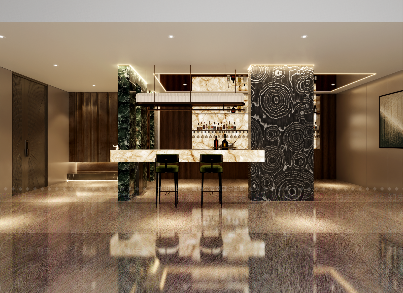 意式轻奢酒窖3D模型下载【ID:1190766589】