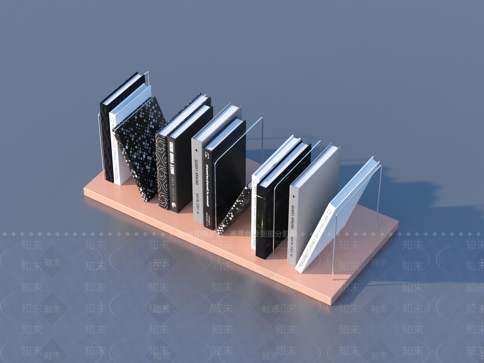 书籍3D模型下载【ID:1190769095】
