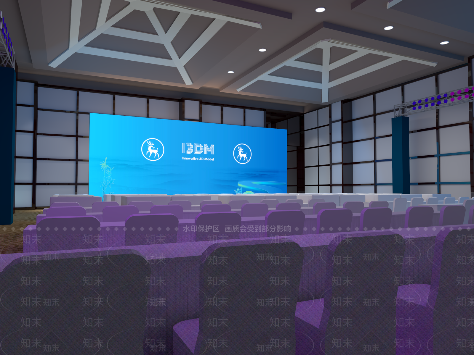 现代舞台3D模型下载【ID:1190777145】