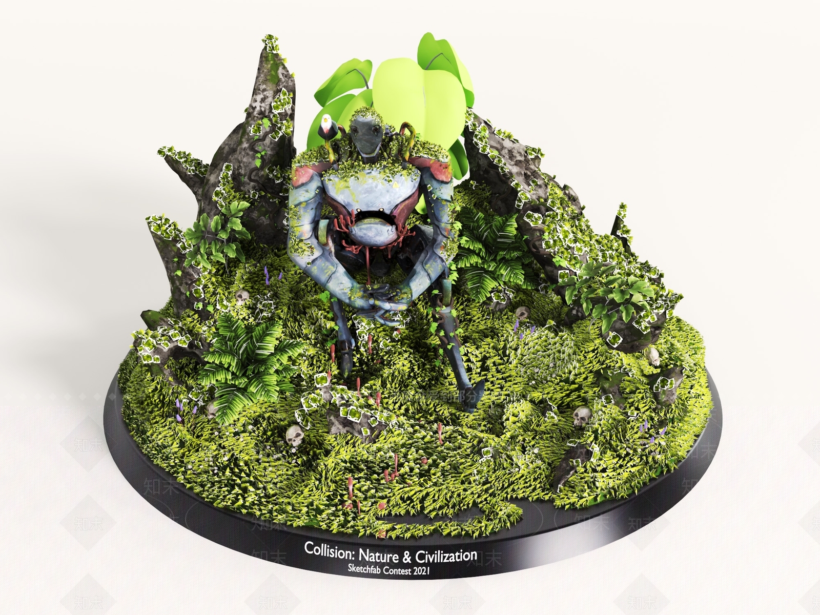 现代其他景观小品3D模型下载【ID:1190777817】