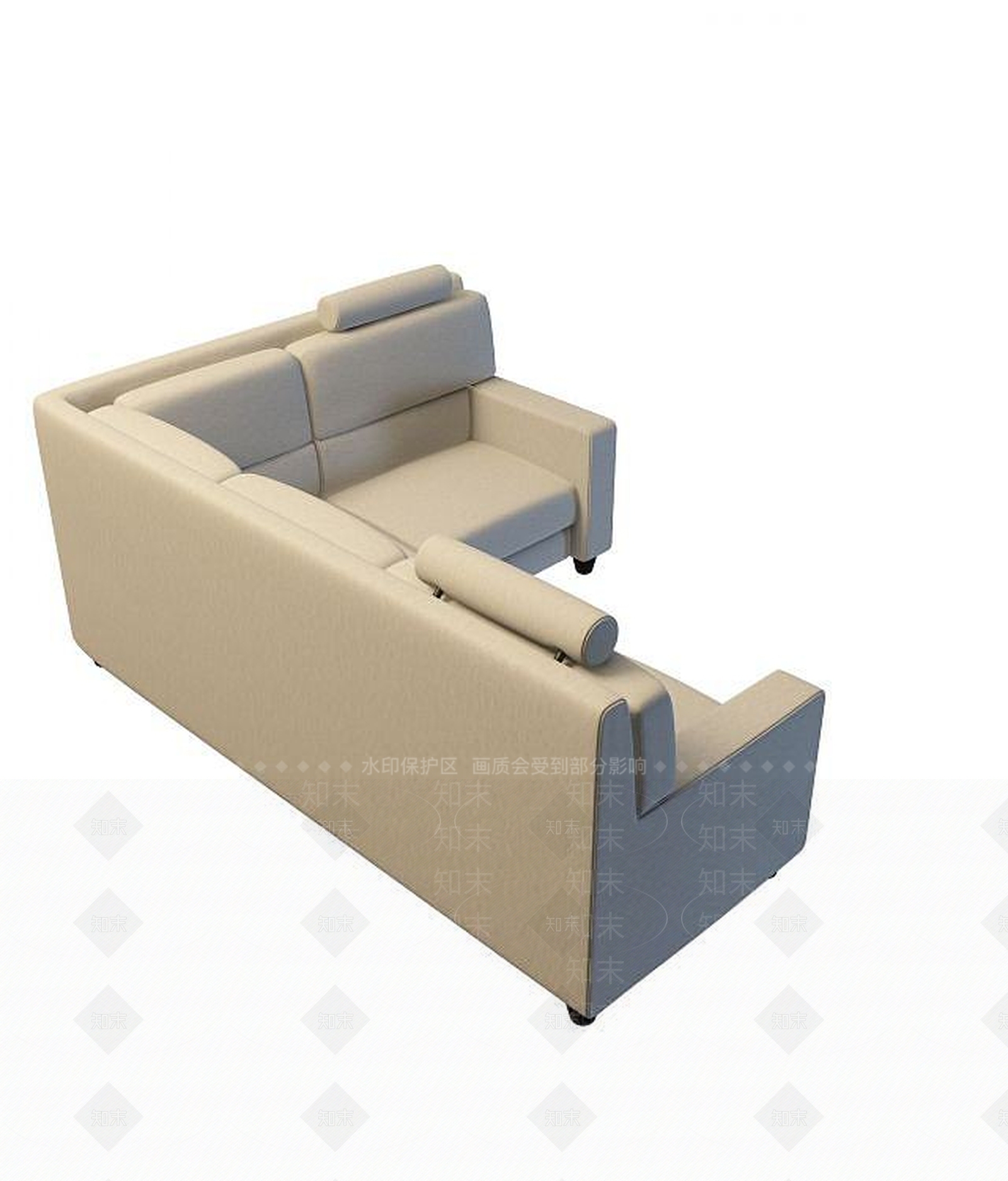 现代多人沙发3D模型下载【ID:1190789126】