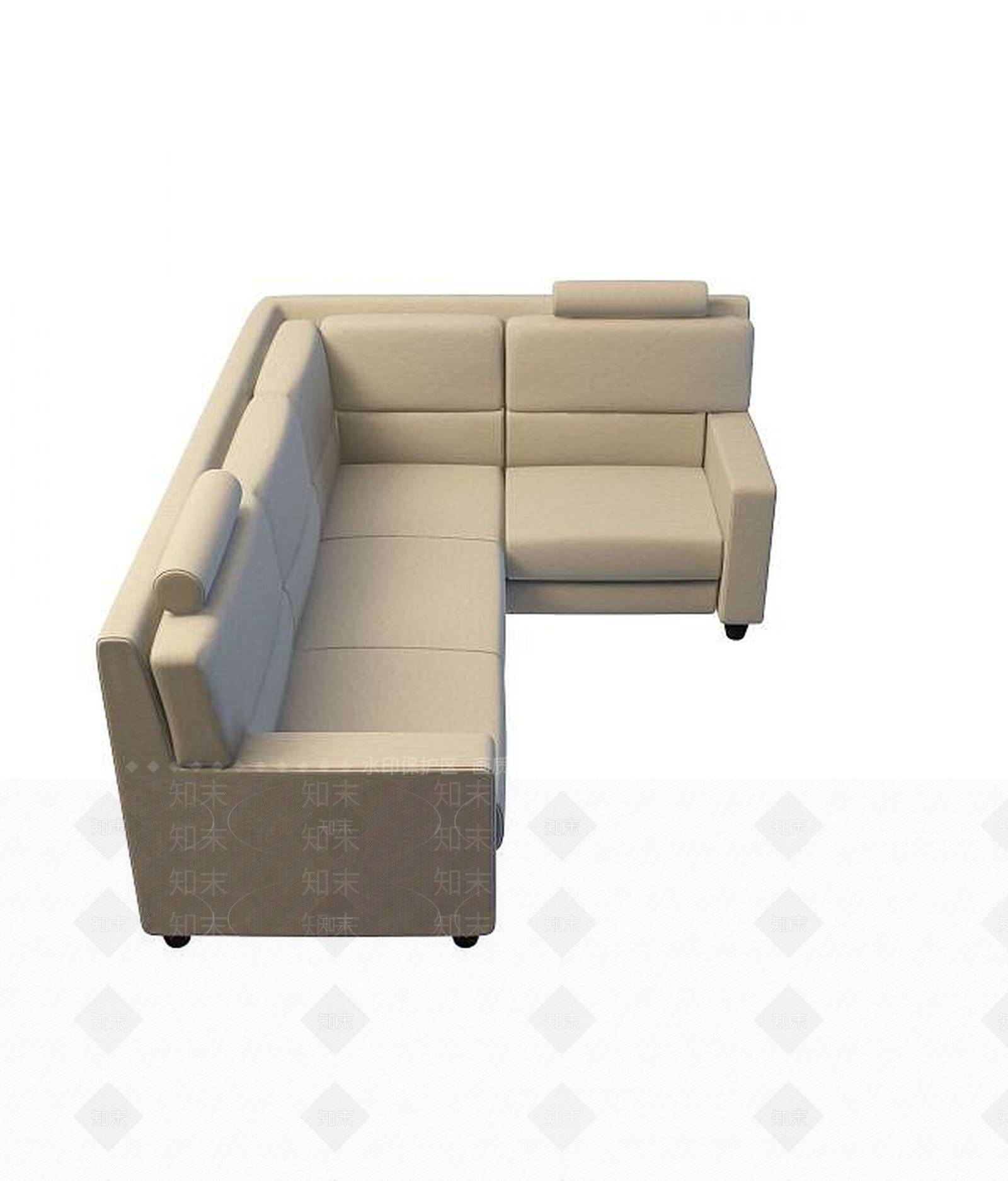 现代多人沙发3D模型下载【ID:1190789126】