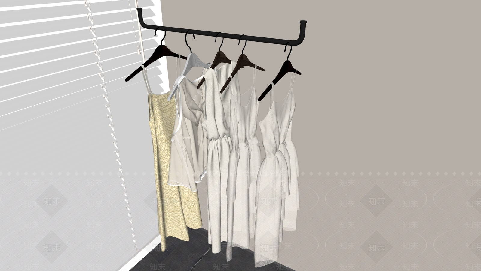 衣服SU模型下载【ID:1190793793】