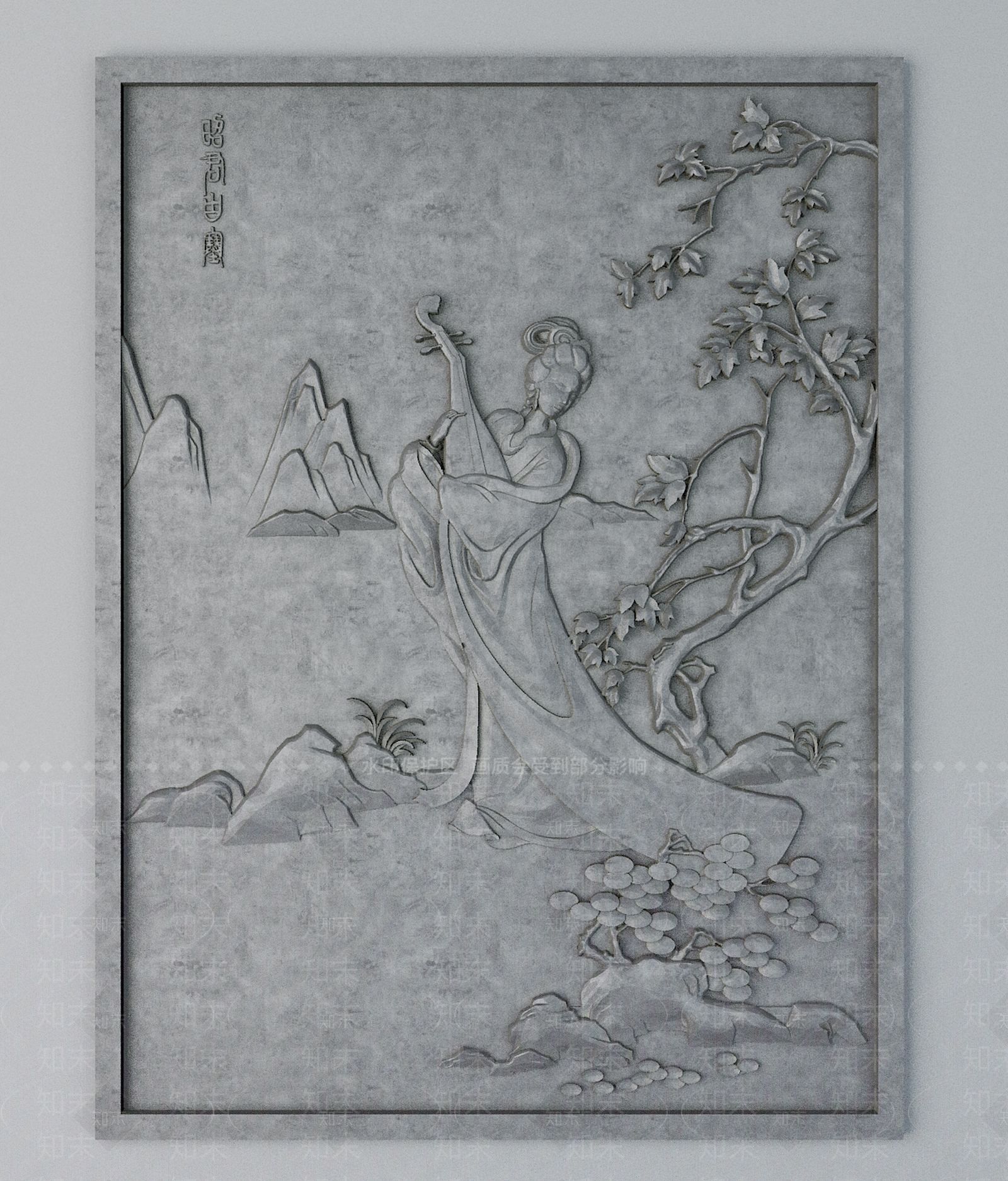 中式雕花3D模型下载【ID:1190795041】