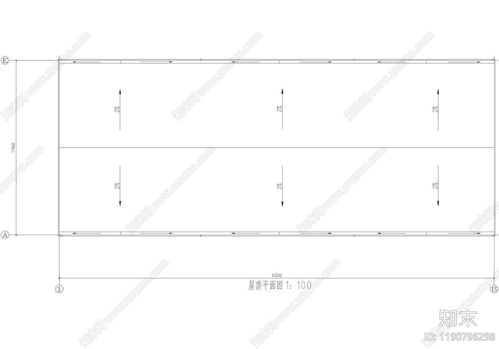 办公楼建筑cad施工图下载【ID:1190796298】