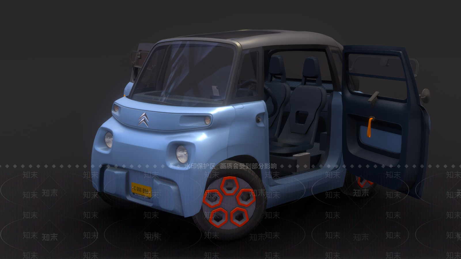 汽车3D模型下载【ID:1190797245】