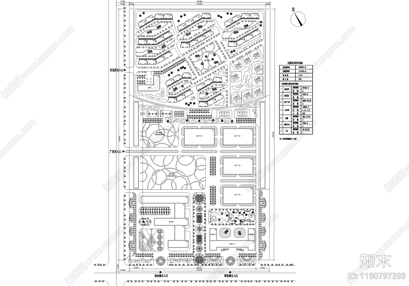 厂房景观施工图下载【ID:1190797399】