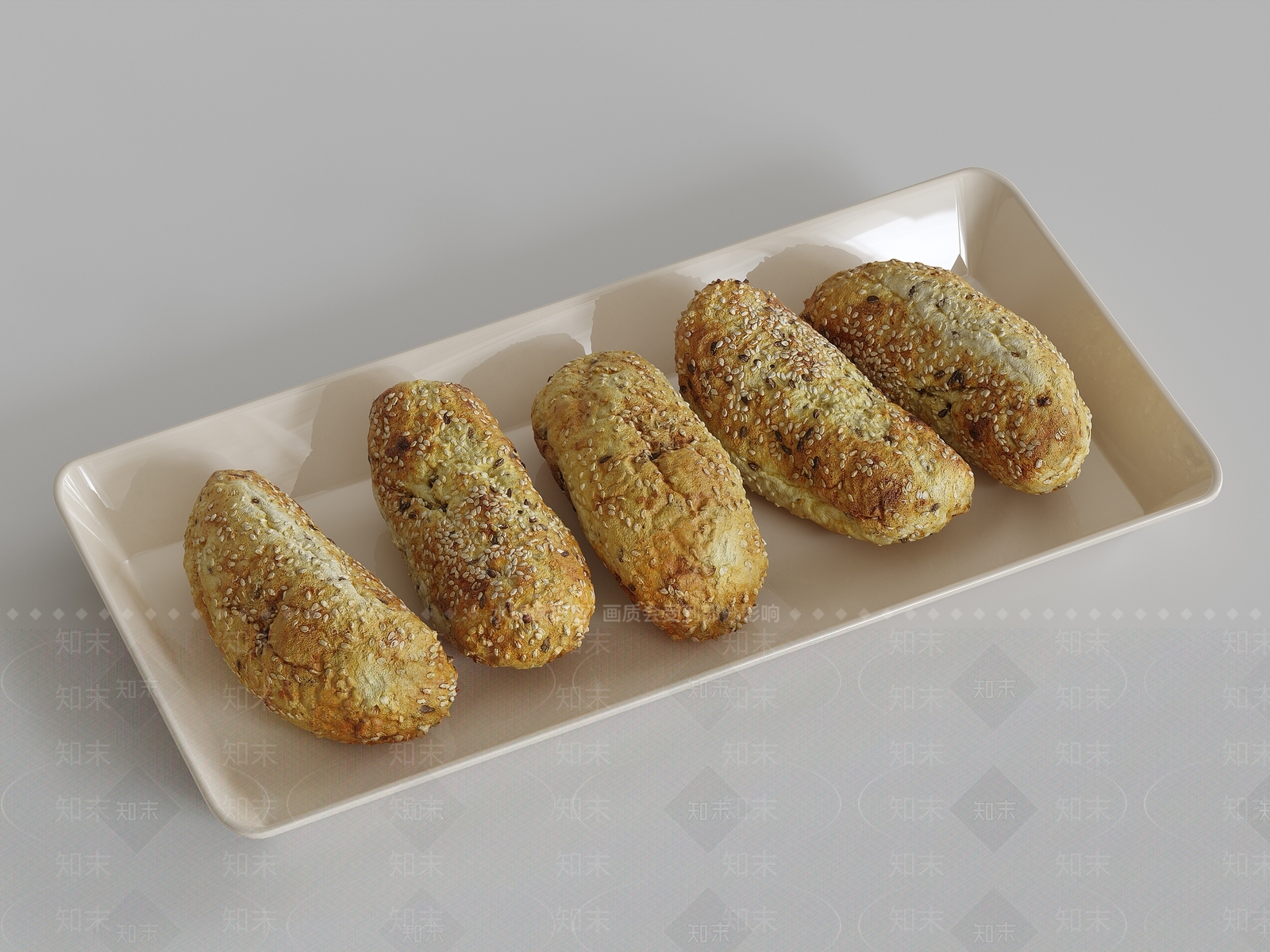 现代甜品面包店3D模型下载【ID:1190807012】