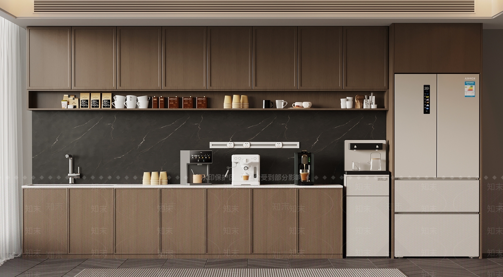 意式茶水间SU模型下载【ID:1190817789】