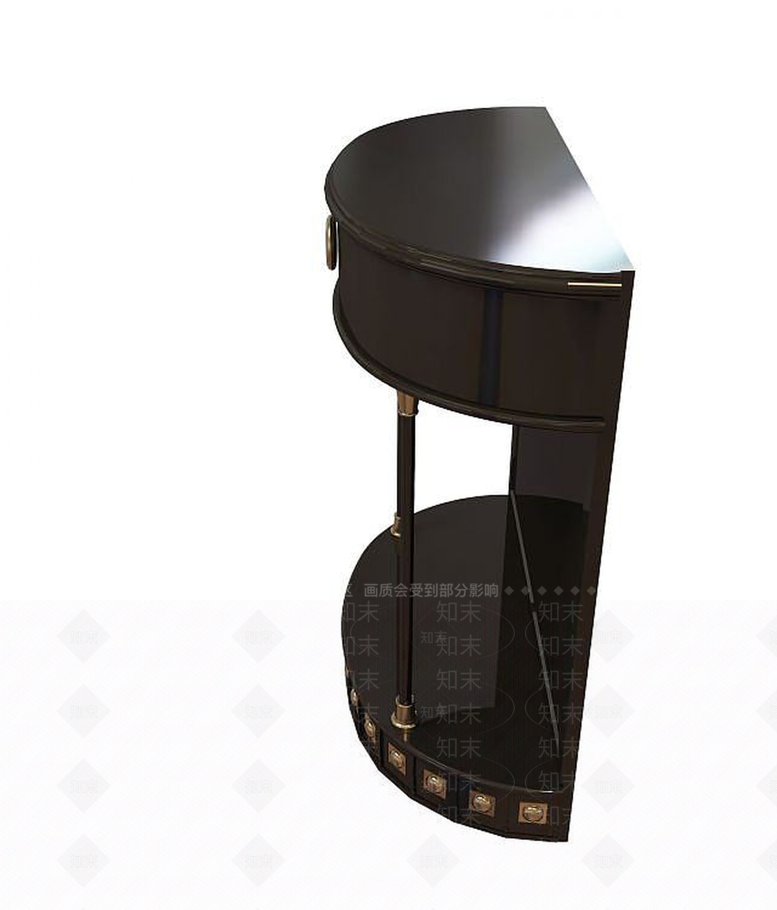 现代书桌3D模型下载【ID:1199577416】