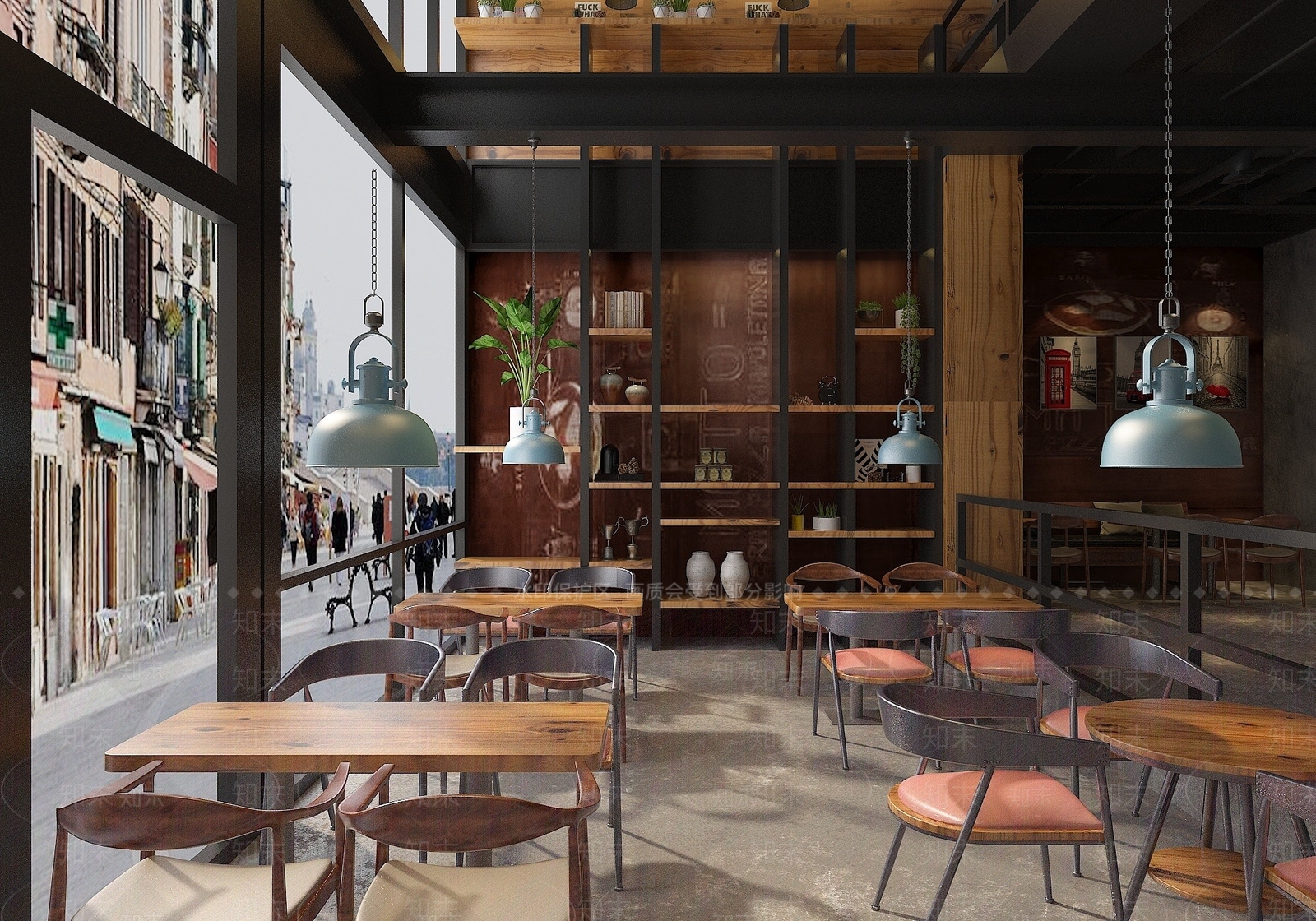 现代办公大厅3D模型下载【ID:1190817951】