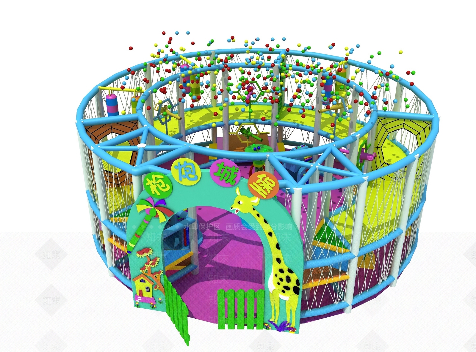 现代公用器材3D模型下载【ID:1199576816】