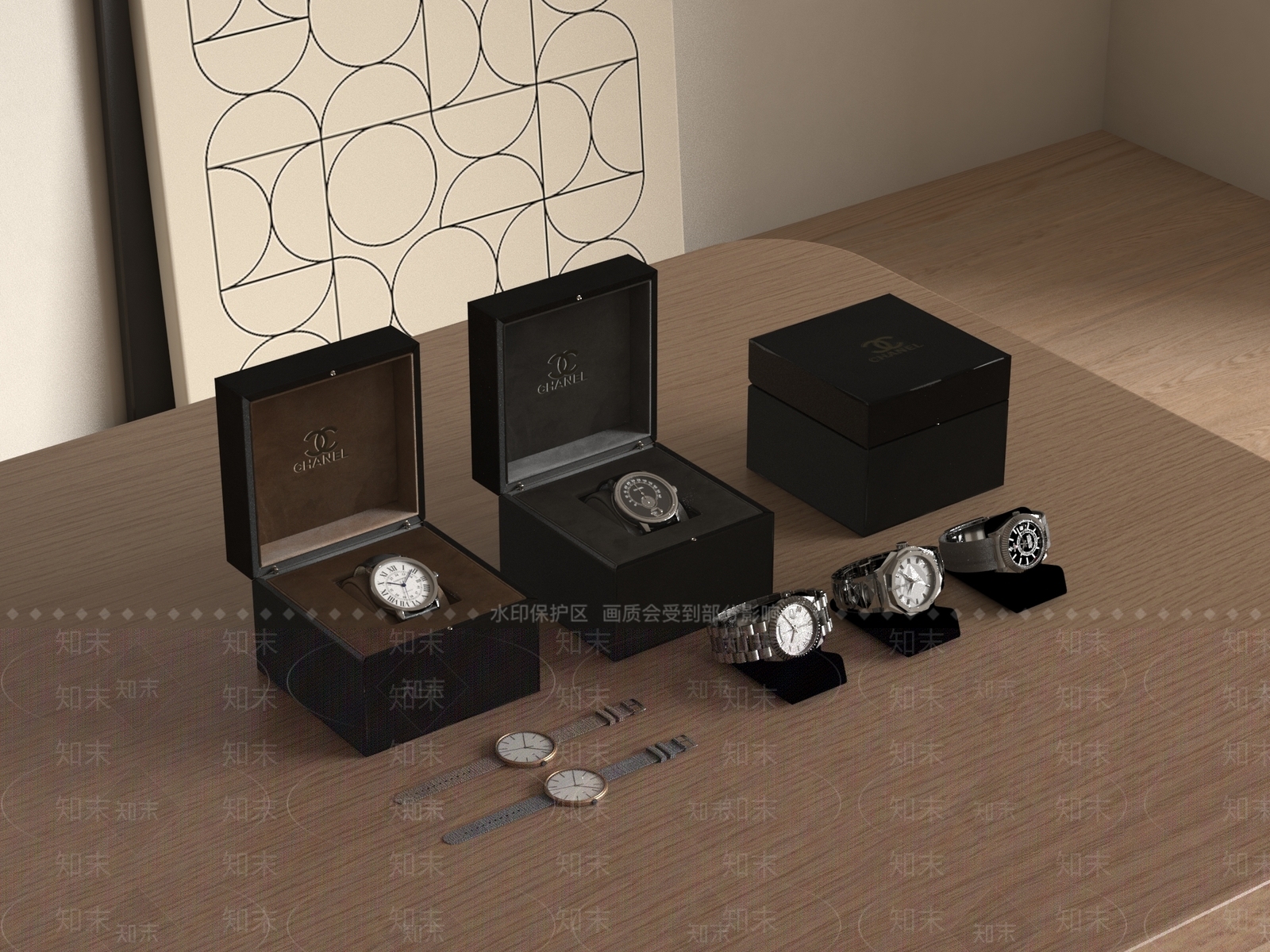 钟表3D模型下载【ID:1190827489】