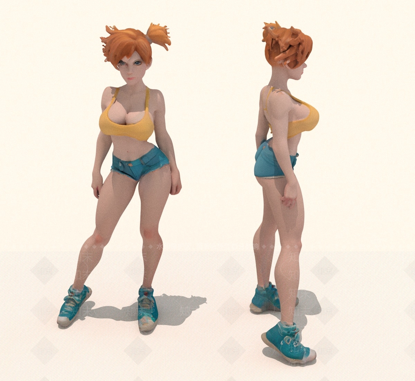 女人3D模型下载【ID:1190829654】