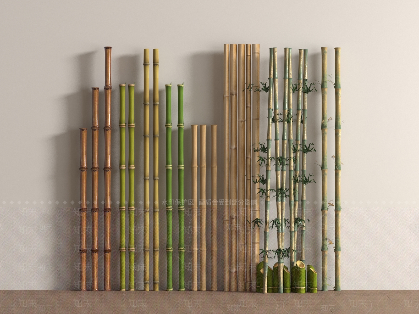 竹子SU模型下载【ID:1190831874】