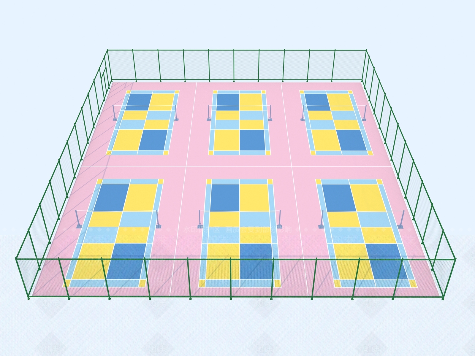 现代体育馆3D模型下载【ID:1190836105】