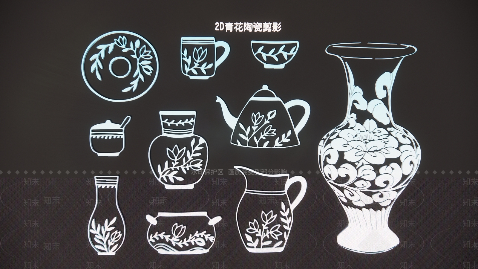 现代新中式挂件3D模型下载【ID:1190836289】