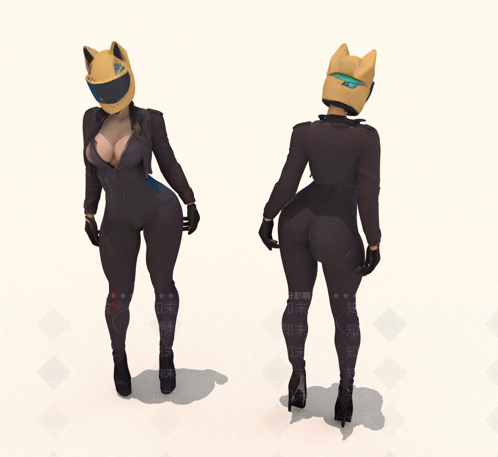 女人3D模型下载【ID:1190840824】