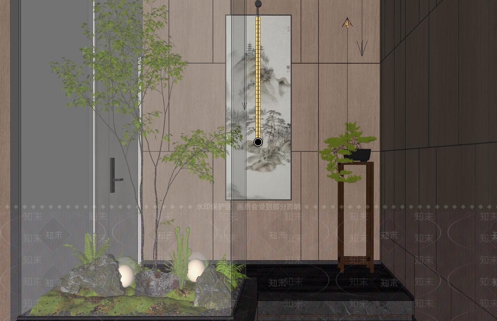 现代新中式其他店铺SU模型下载【ID:1190844755】
