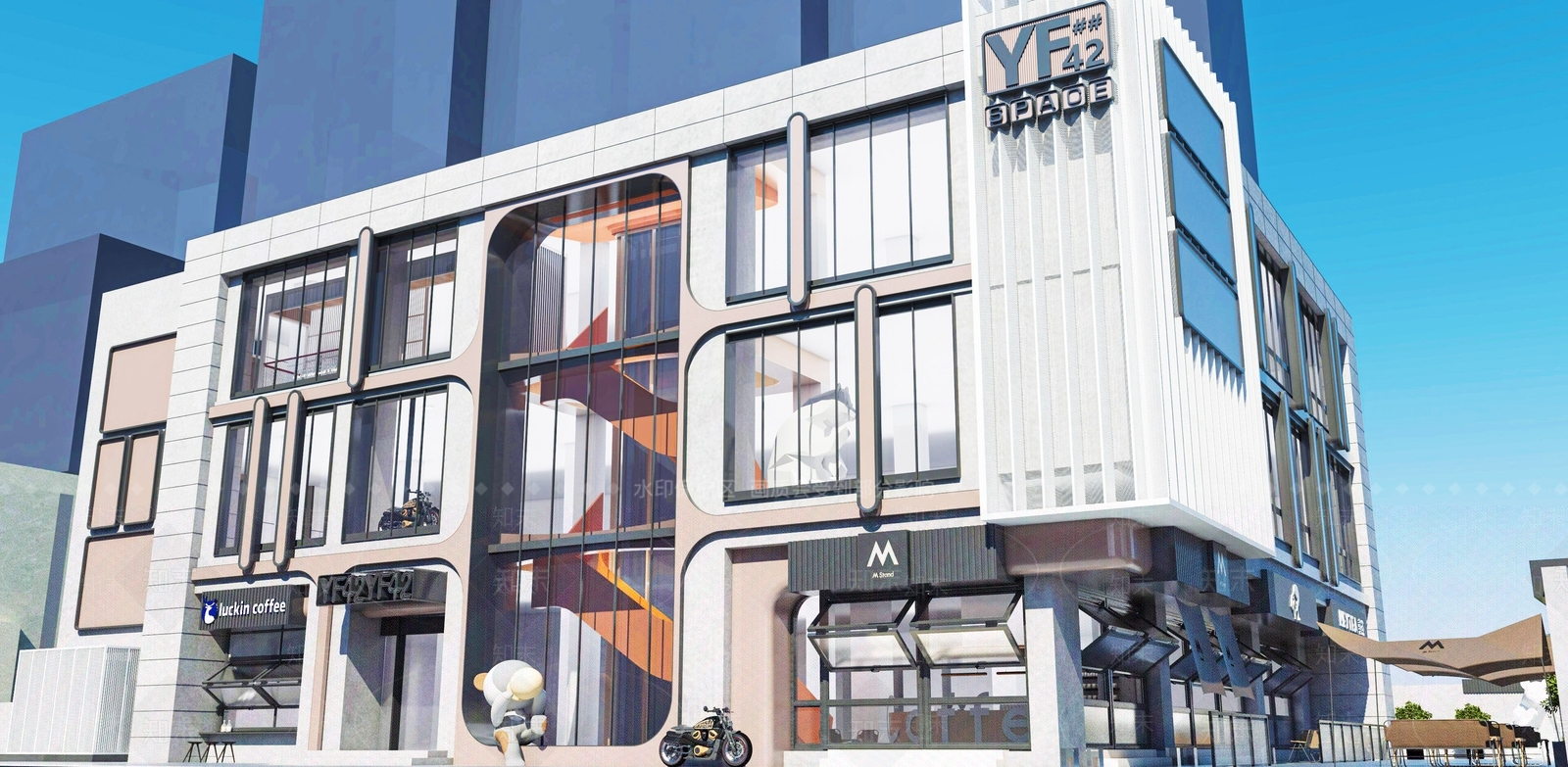 现代工业其他商业建筑SU模型下载【ID:1190845646】