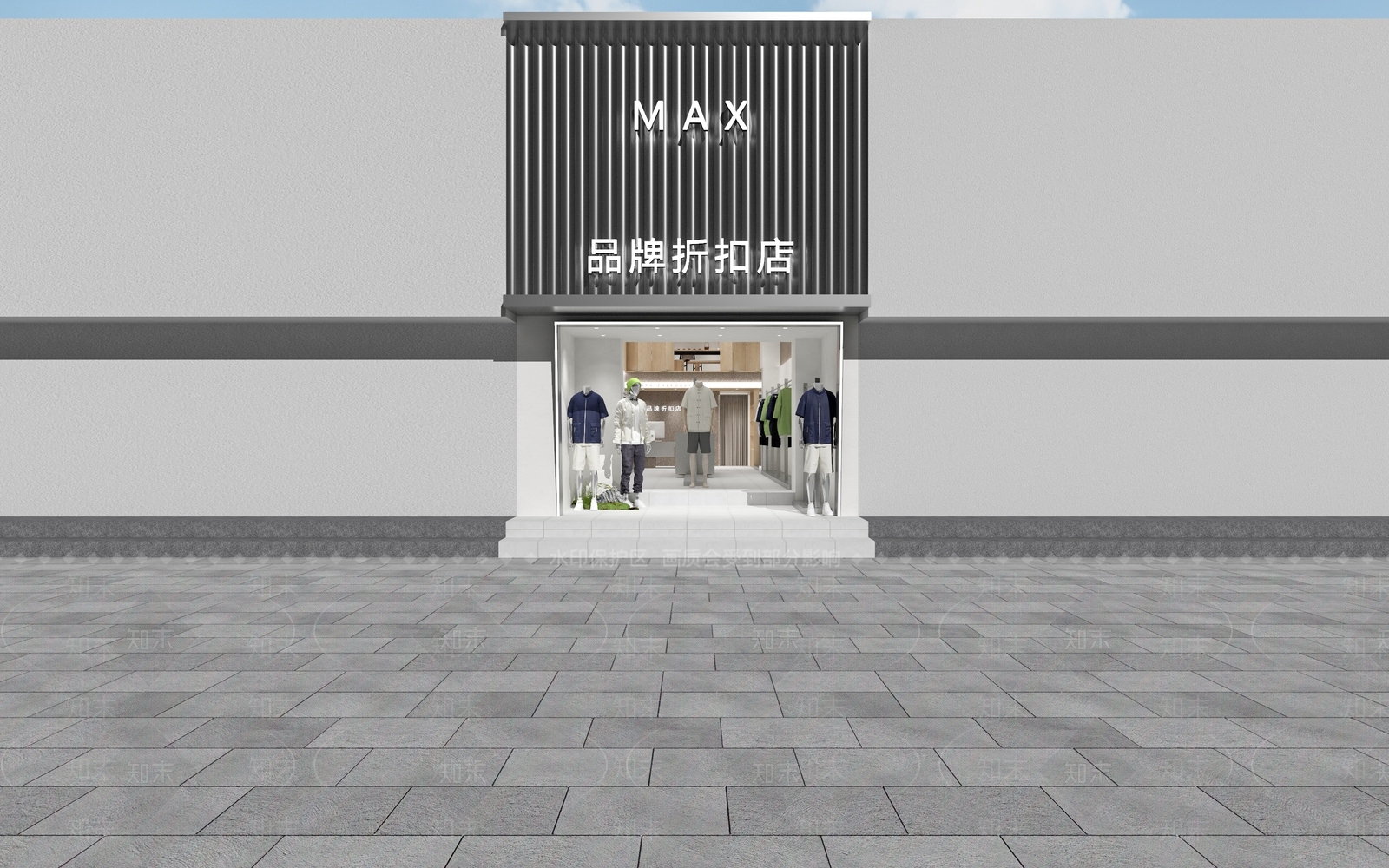 现代轻奢其他商业空间3D模型下载【ID:1190850476】