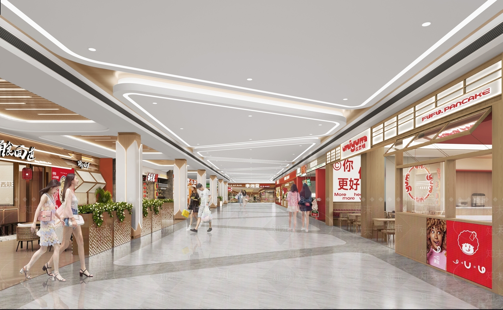 现代新中式商场3D模型下载【ID:1190863317】