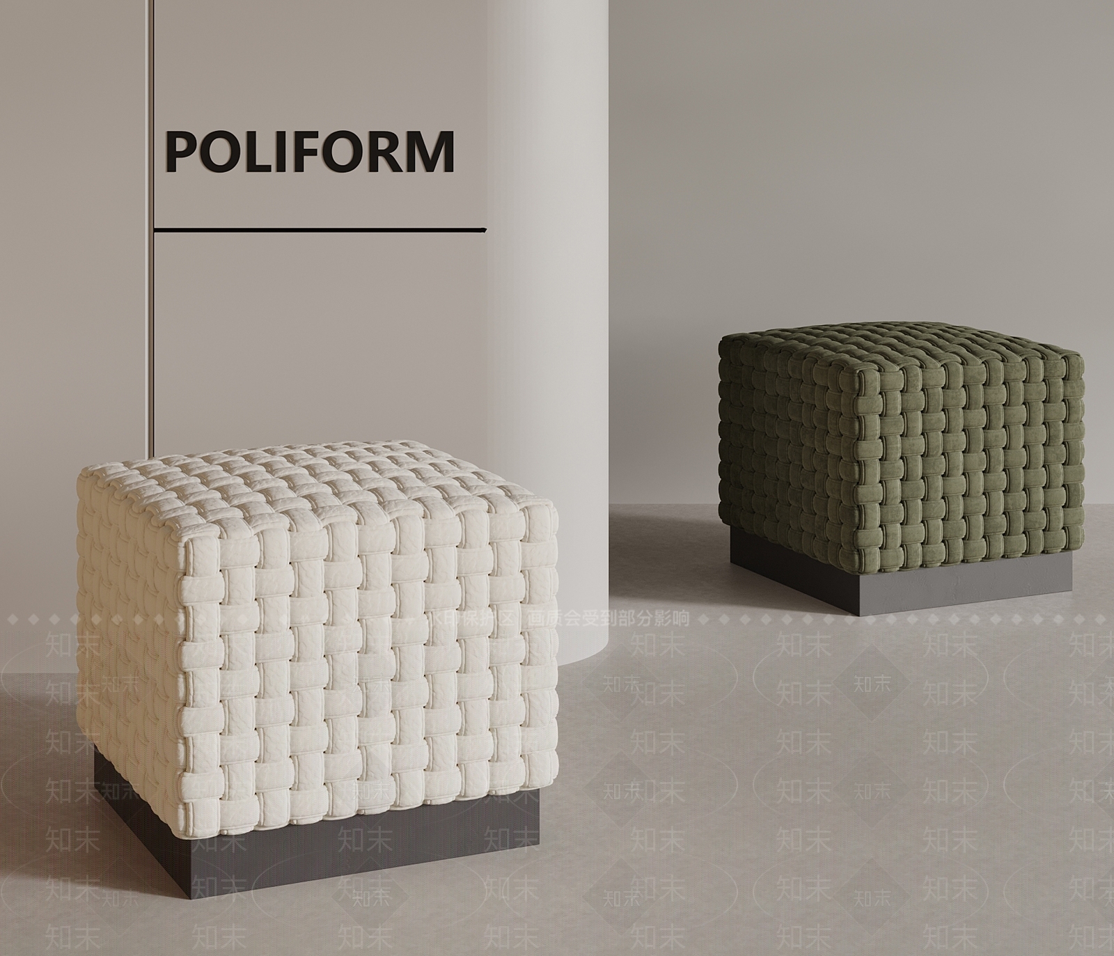 现代其他凳子SU模型下载【ID:1190853940】