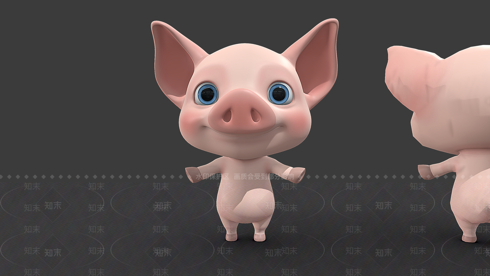 家禽类动物3D模型下载【ID:1190857584】