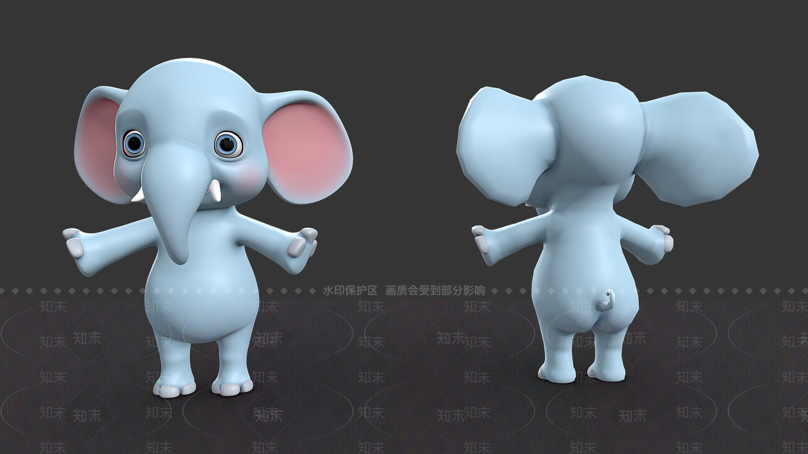 其他动物3D模型下载【ID:1190858196】