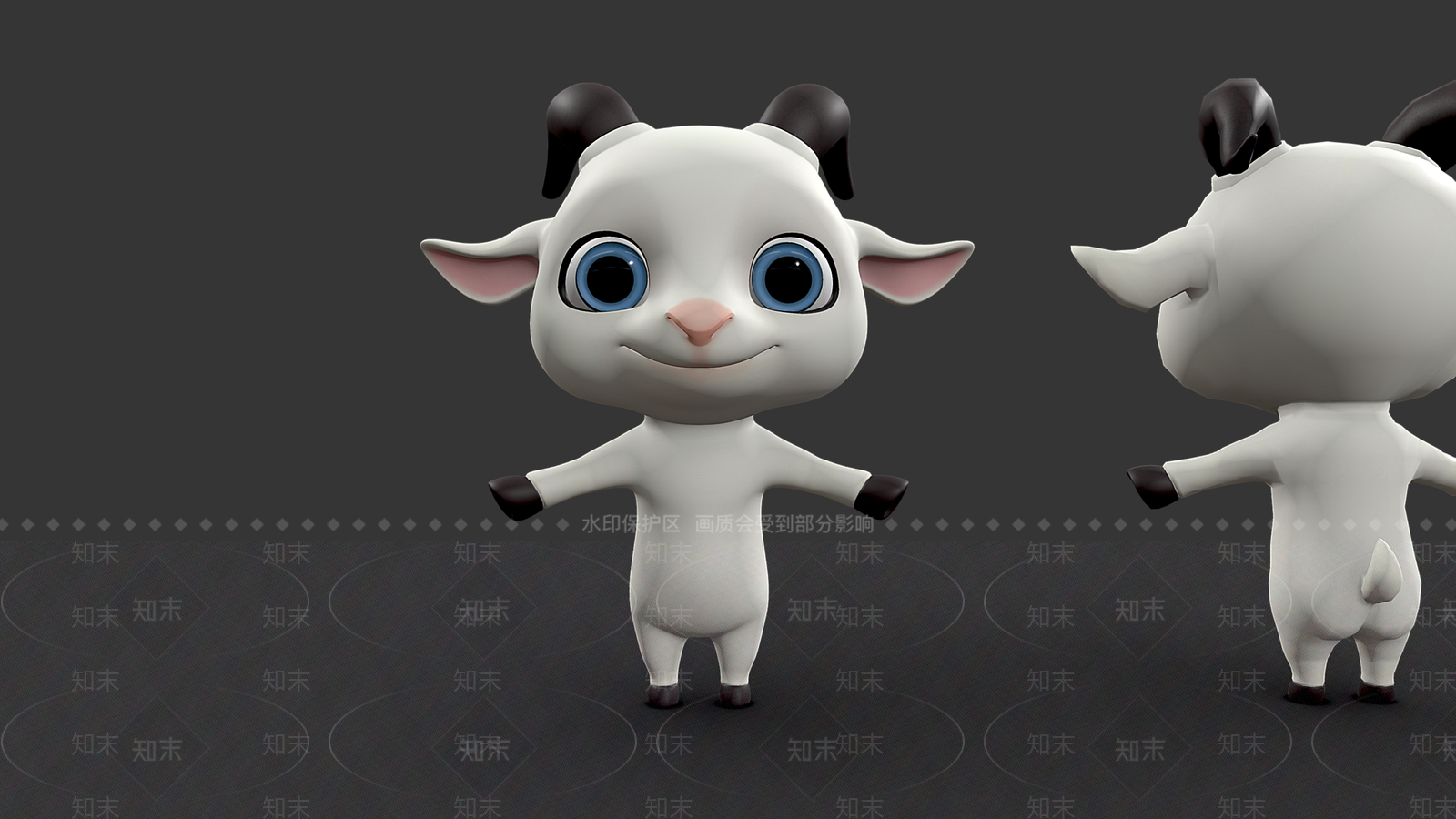 家禽类动物3D模型下载【ID:1190858728】