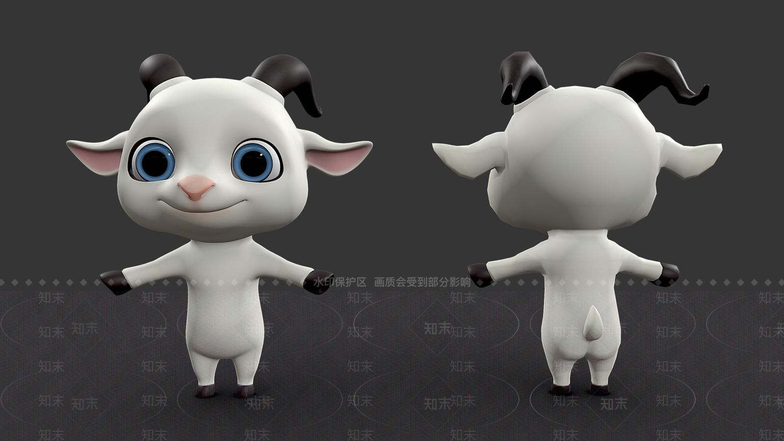 家禽类动物3D模型下载【ID:1190858728】