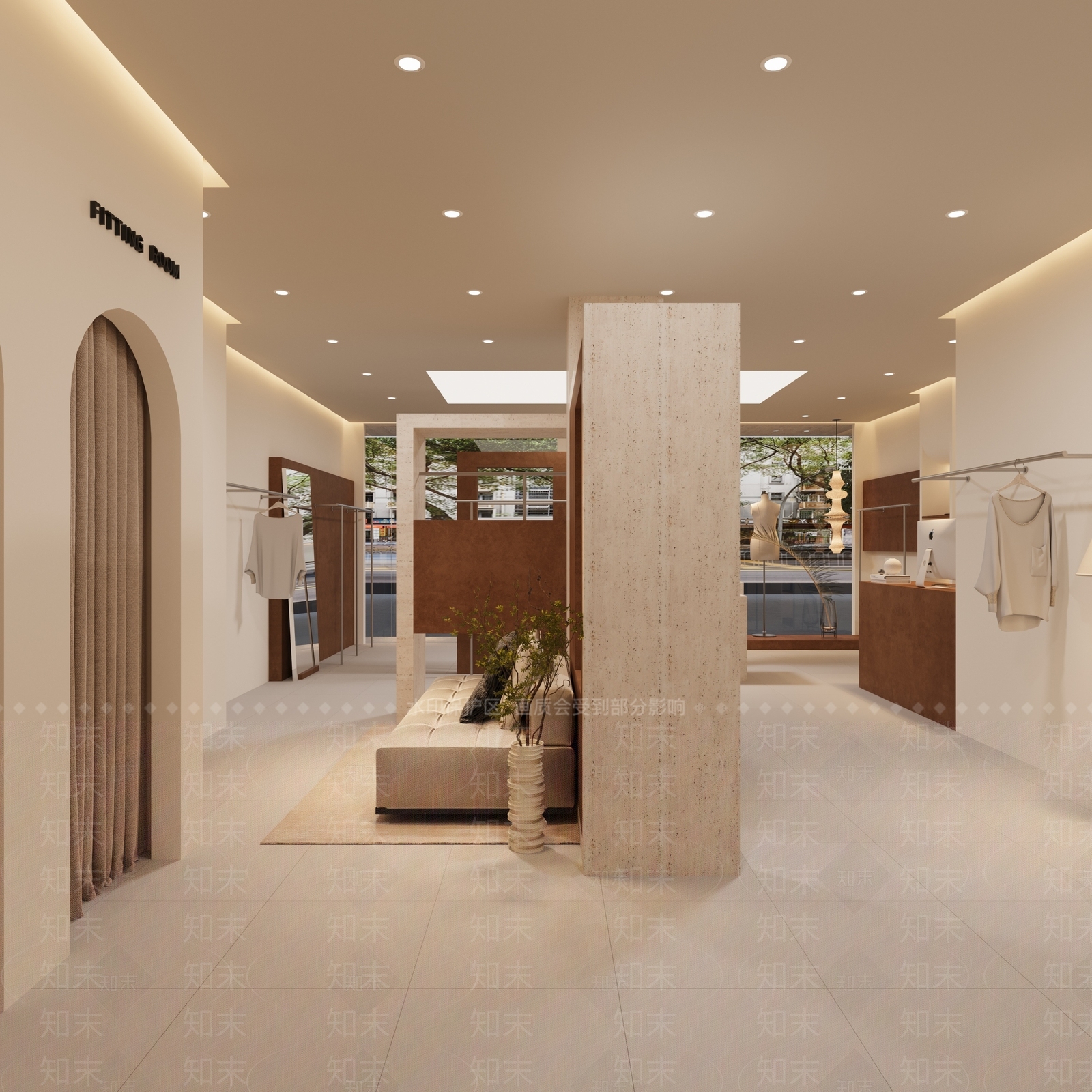 中古复古服装店3D模型下载【ID:1190861295】