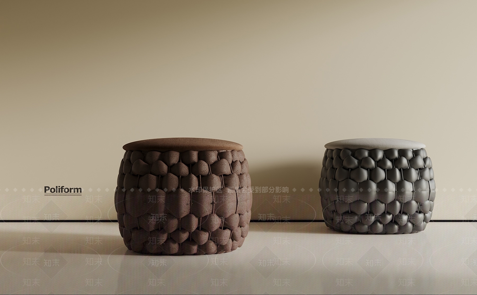现代其他凳子3D模型下载【ID:1190870790】