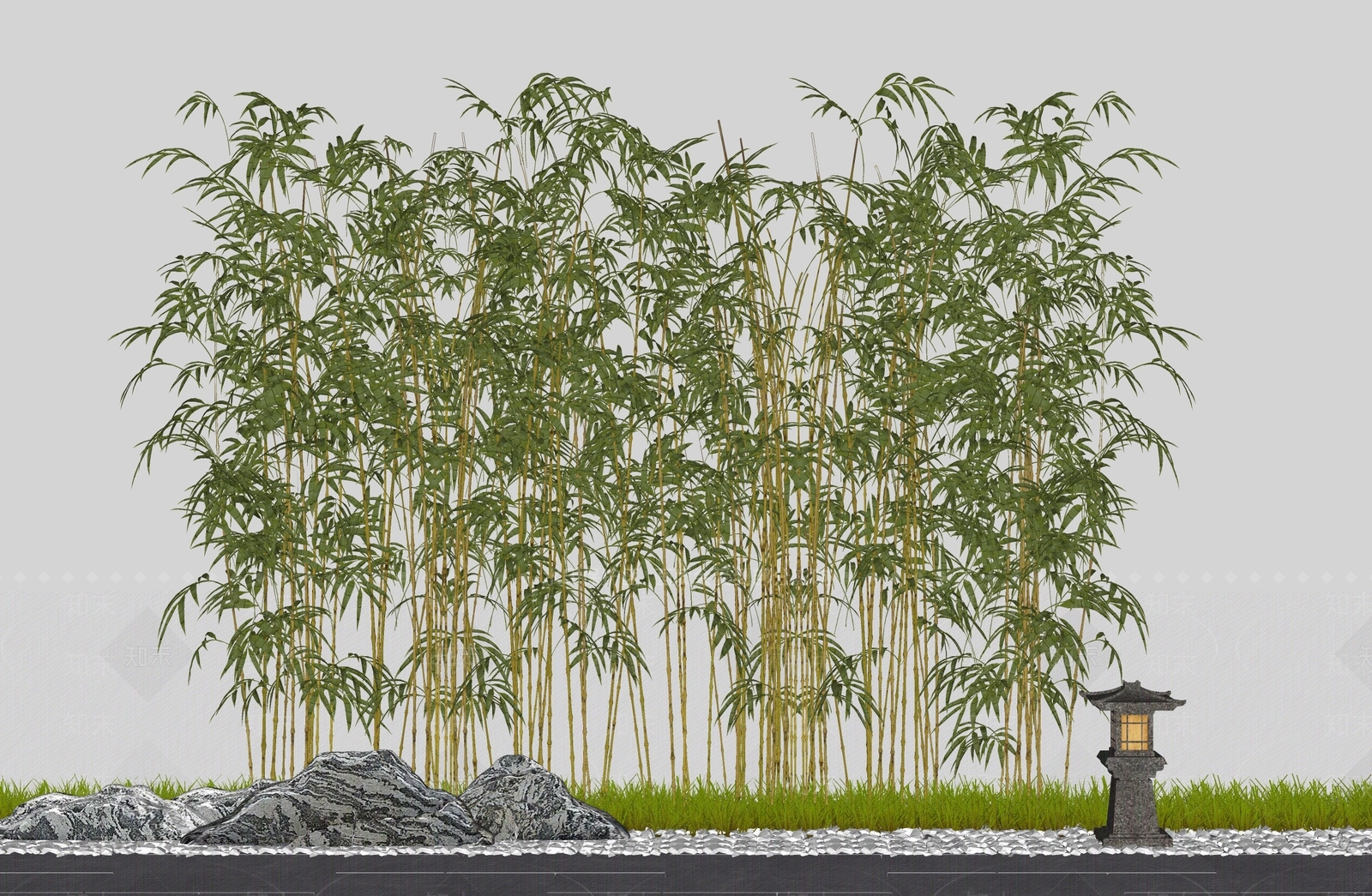 竹子SU模型下载【ID:1190872938】