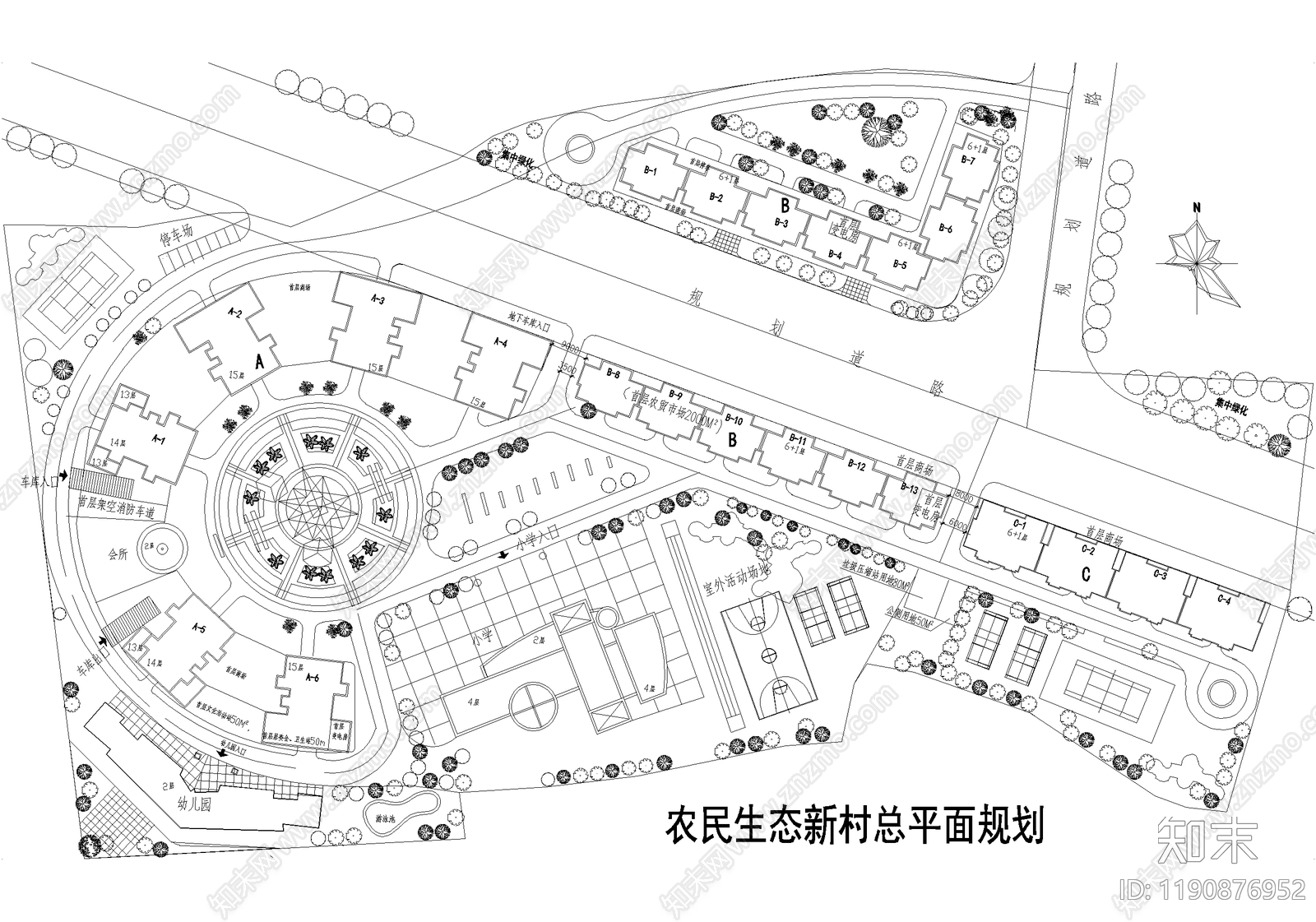 乡村改造施工图下载【ID:1190876952】