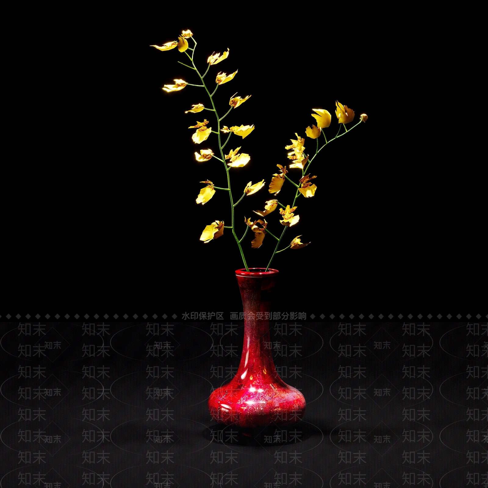 花3D模型下载【ID:1190878291】